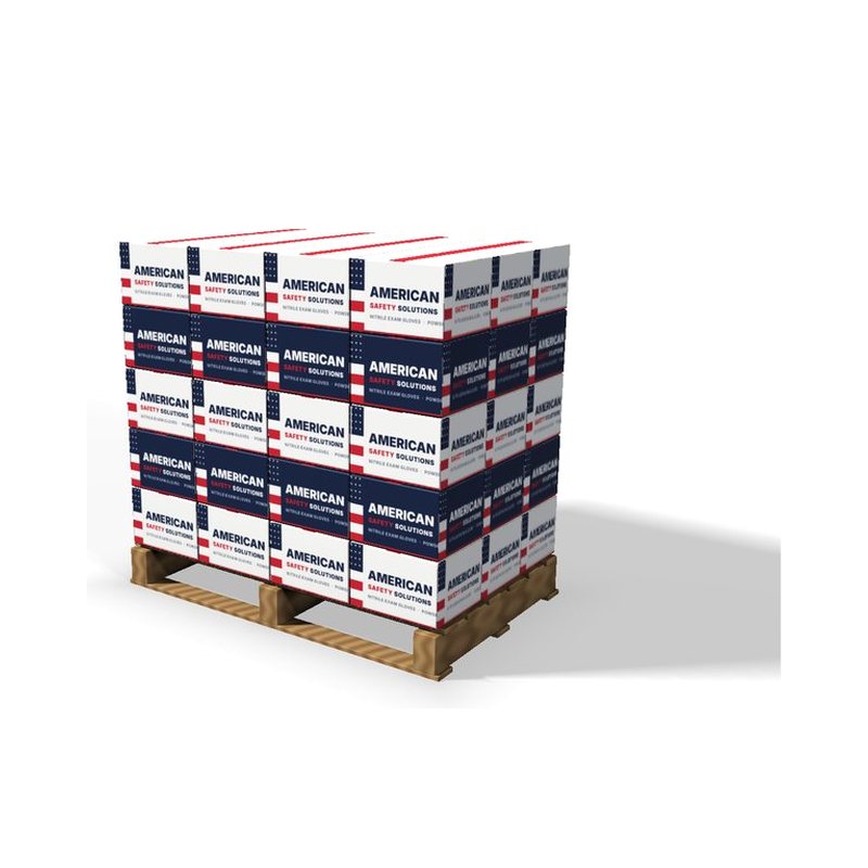 Full pallet of glove cases